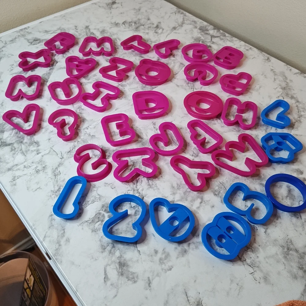 Letters Numbers Shapes Animals Cookie Cutters